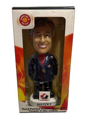 Wayne Gretzky Bobblehead Doll Team Canada 2002 Gold Medal Collectible Hockey